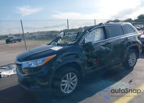 2014 Toyota Highlander Le Plus V6/Le V6 from USA, damaged, VIN 5TDZKRFH4ES005192